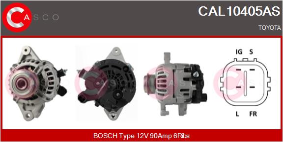 Alternatore - CAL10405AS CASCO