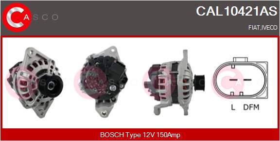 Alternatore - CAL10421AS CASCO