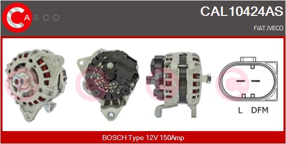 Alternator - CAL10424AS CASCO