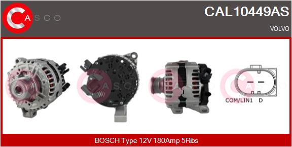 Alternator - CAL10449AS CASCO