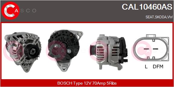 Alternatore - CAL10460AS CASCO