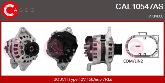 Alternator - CAL10547AS CASCO