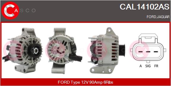 Alternatore - CAL14102AS CASCO