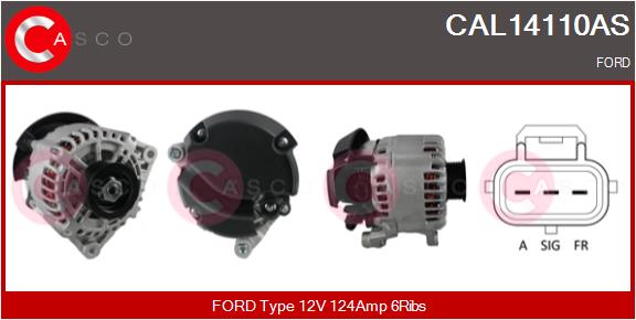 Alternator - CAL14110AS CASCO