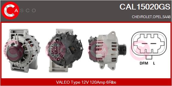 Alternatore - CAL15020GS CASCO