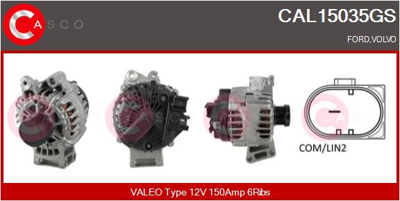Alternator - CAL15035GS CASCO