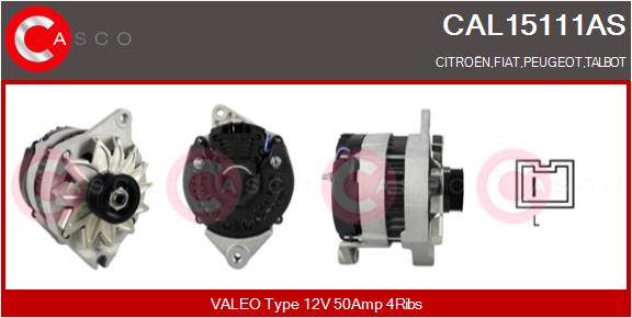 Alternator - CAL15111AS CASCO