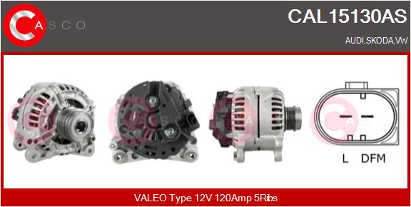 Alternator - CAL15130AS CASCO