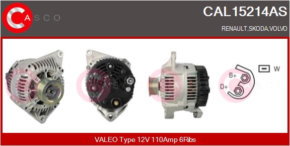 Alternator - CAL15214AS CASCO