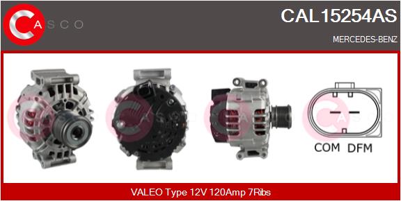 Alternatore - CAL15254AS CASCO