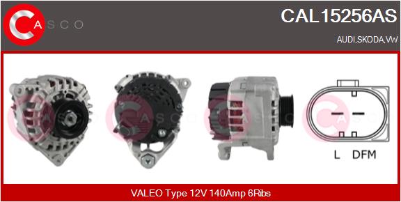 Alternatore - CAL15256AS CASCO