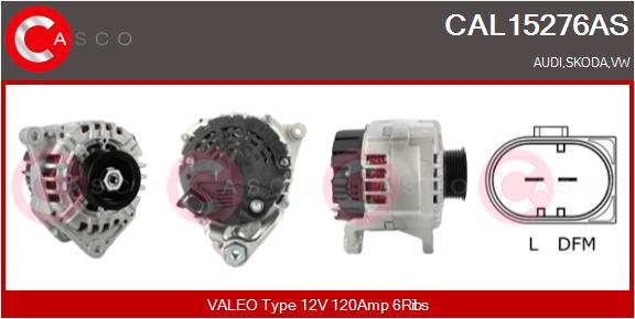 Alternatore - CAL15276AS CASCO