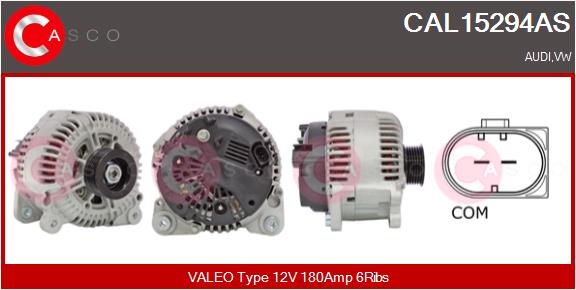 Alternator - CAL15294AS CASCO