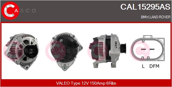 Alternator - CAL15295AS CASCO
