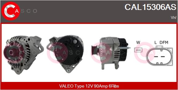 Alternatore - CAL15306AS CASCO