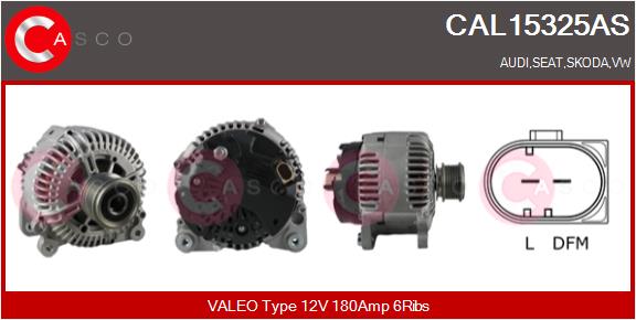 Alternator - CAL15325AS CASCO