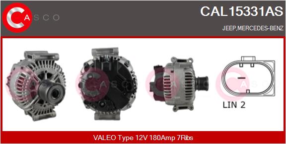 Alternator - CAL15331AS CASCO