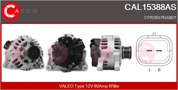 Generator - CAL15388AS CASCO