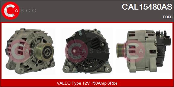 Alternator - CAL15480AS CASCO