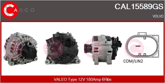Alternator - CAL15589GS CASCO