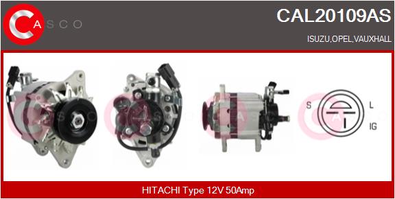 Alternatore - CAL20109AS CASCO
