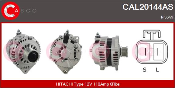 Alternatore - CAL20144AS CASCO