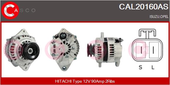 Alternatore - CAL20160AS CASCO