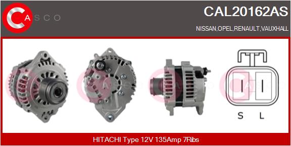 Alternatore - CAL20162AS CASCO