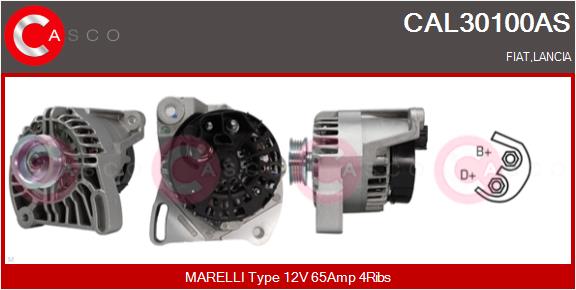 Alternator - CAL30100AS CASCO