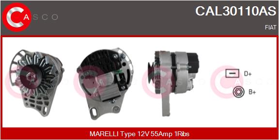 Alternatore - CAL30110AS CASCO