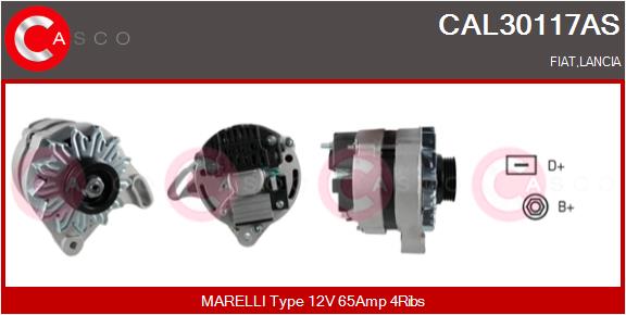 Alternator - CAL30117AS CASCO