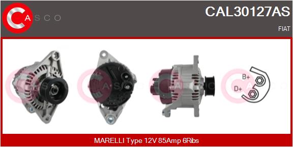 Alternatore - CAL30127AS CASCO