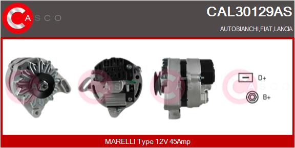 Alternator - CAL30129AS CASCO