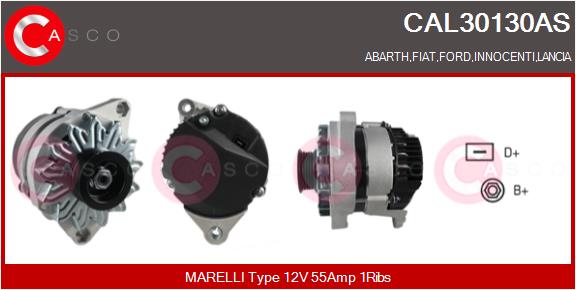 Alternatore - CAL30130AS CASCO