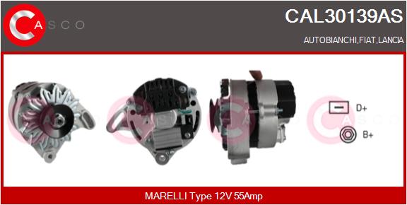 Alternator - CAL30139AS CASCO