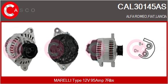 Alternator - CAL30145AS CASCO
