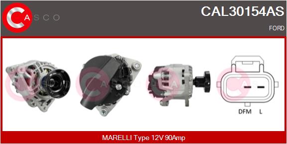 Alternatore - CAL30154AS CASCO