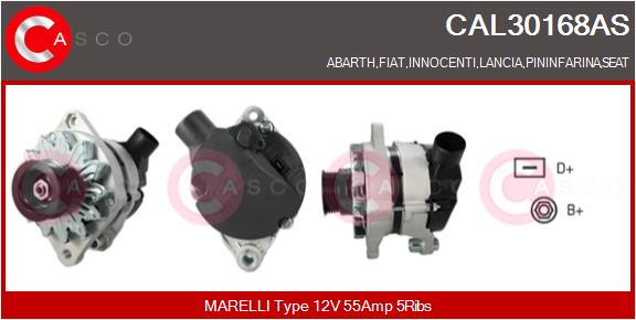 Alternatore - CAL30168AS CASCO