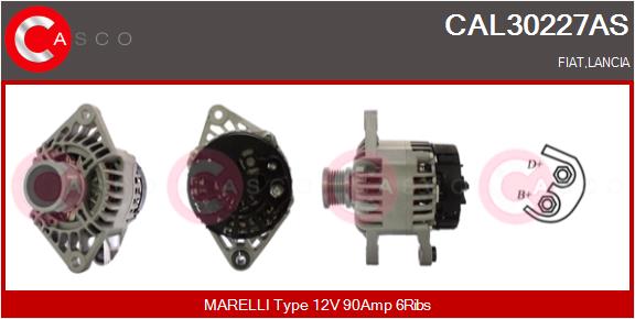 Alternatore - CAL30227AS CASCO