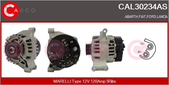 Alternator - CAL30234AS CASCO