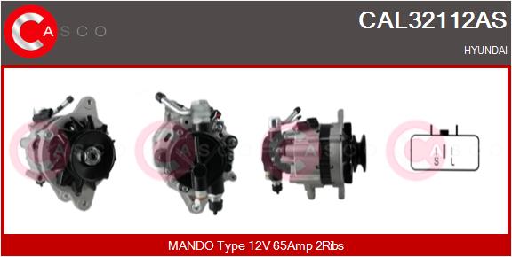 Alternatore - CAL32112AS CASCO