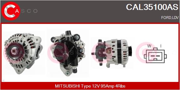 Alternator - CAL35100AS CASCO