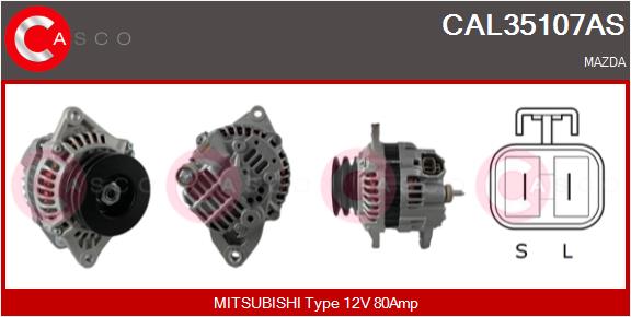 Alternatore - CAL35107AS CASCO