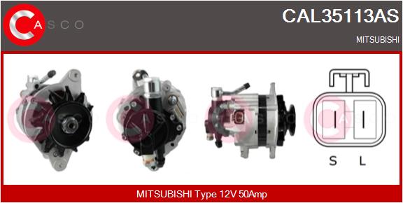 Alternatore - CAL35113AS CASCO