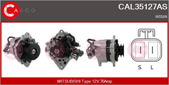 Alternatore - CAL35127AS CASCO