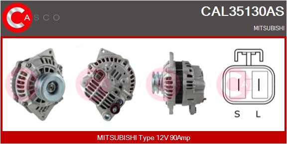 Alternatore - CAL35130AS CASCO
