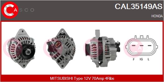 Alternatore - CAL35149AS CASCO