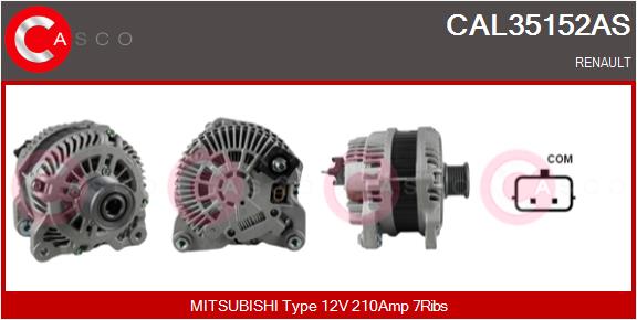 Alternatore - CAL35152AS CASCO