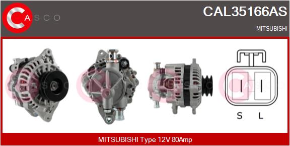 Alternatore - CAL35166AS CASCO