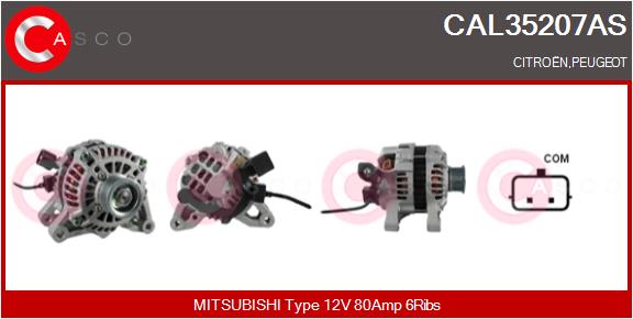 Alternatore - CAL35207AS CASCO